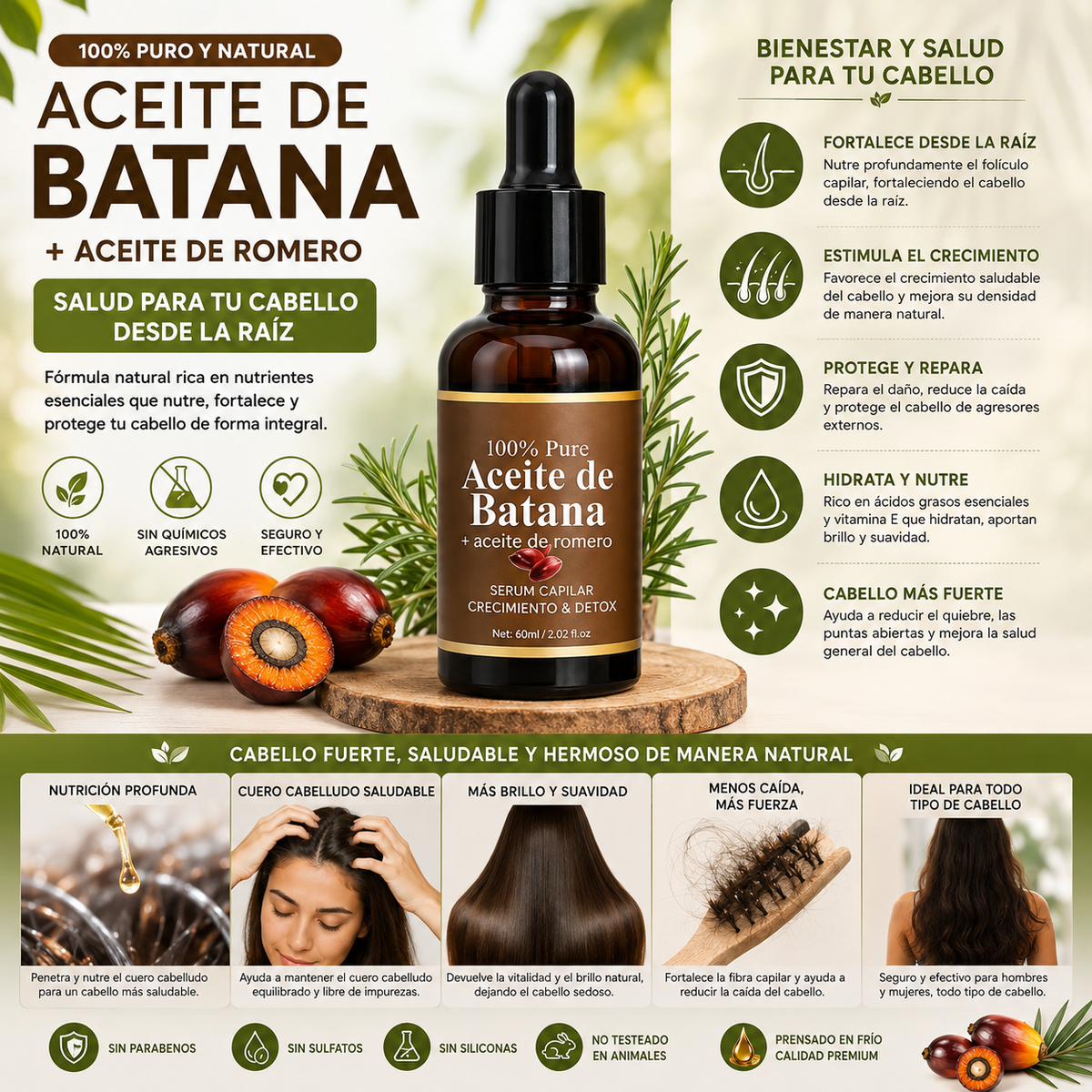 Aceite de Batana Organico 30 ml