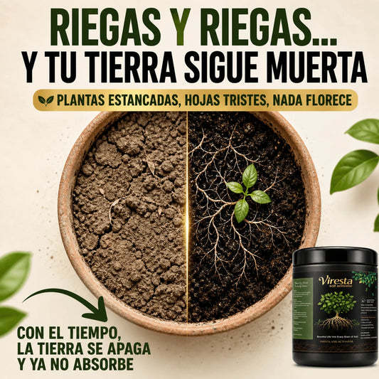 Tierra Fertil - Viresta Fertilizante Orgánico para Mejora de Raíces y Suelo